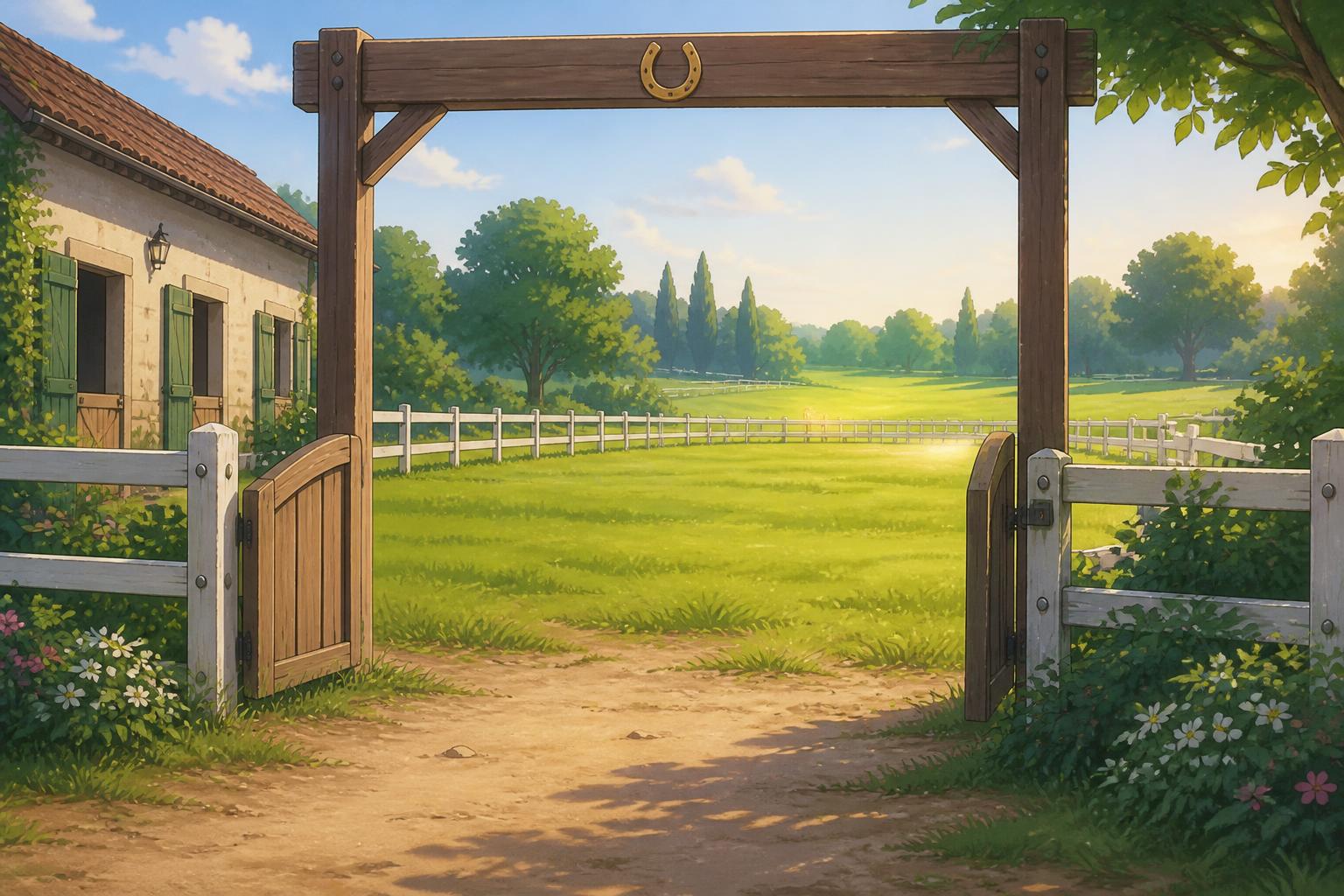 Une tache dorée, tout au fond du pré
